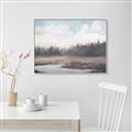 Picture of Misty Late Afternoon _GroupedProduct_Rectangle_Landscape_Canvas_Framed_