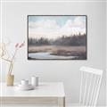 Picture of Misty Late Afternoon _GroupedProduct_Rectangle_Landscape_Canvas_Framed_