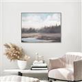 Picture of Misty Late Afternoon _GroupedProduct_Rectangle_Landscape_Canvas_Framed_