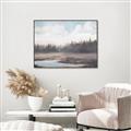 Picture of Misty Late Afternoon _GroupedProduct_Rectangle_Landscape_Canvas_Framed_
