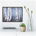Picture of Plain White Birches _GroupedProduct_Rectangle_Landscape_Canvas_Framed_