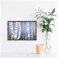 Picture of Plain White Birches _GroupedProduct_Rectangle_Landscape_Canvas_Framed_