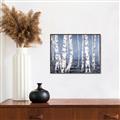 Picture of Plain White Birches _GroupedProduct_Rectangle_Landscape_Canvas_Framed_