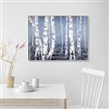 Picture of Plain White Birches _GroupedProduct_Rectangle_Landscape_Canvas_Framed_
