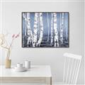 Picture of Plain White Birches _GroupedProduct_Rectangle_Landscape_Canvas_Framed_