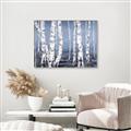 Picture of Plain White Birches _GroupedProduct_Rectangle_Landscape_Canvas_Framed_