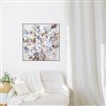 Picture of Coloured Flower _GroupedProduct_Square_Canvas_Framed_