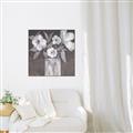 Picture of White On Gray _GroupedProduct_Square_Canvas_Framed_