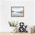Picture of Three Cabin And Loons _GroupedProduct_Rectangle_Landscape_Canvas_Framed_