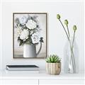 Picture of White Carnation _GroupedProduct_Rectangle_Portrait_Canvas_Framed_
