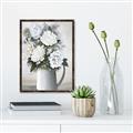 Picture of White Carnation _GroupedProduct_Rectangle_Portrait_Canvas_Framed_