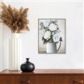 Picture of White Carnation _GroupedProduct_Rectangle_Portrait_Canvas_Framed_
