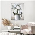 Picture of White Carnation _GroupedProduct_Rectangle_Portrait_Canvas_Framed_