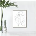 Picture of Stencil Floral Art II _GroupedProduct_Rectangle_Portrait_Canvas_Framed_