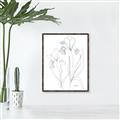 Picture of Stencil Floral Art II _GroupedProduct_Rectangle_Portrait_Canvas_Framed_