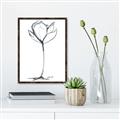 Picture of Single Flower I _GroupedProduct_Rectangle_Portrait_Canvas_Framed_