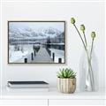 Picture of Winter Dock _GroupedProduct_Rectangle_Landscape_Photography _GroupedProduct_Rectangle_Landscape_Canvas_Framed_