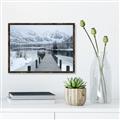 Picture of Winter Dock _GroupedProduct_Rectangle_Landscape_Photography _GroupedProduct_Rectangle_Landscape_Canvas_Framed_