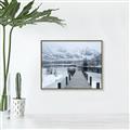 Picture of Winter Dock _GroupedProduct_Rectangle_Landscape_Photography _GroupedProduct_Rectangle_Landscape_Canvas_Framed_