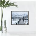 Picture of Winter Dock _GroupedProduct_Rectangle_Landscape_Photography _GroupedProduct_Rectangle_Landscape_Canvas_Framed_
