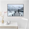 Picture of Winter Dock _GroupedProduct_Rectangle_Landscape_Photography _GroupedProduct_Rectangle_Landscape_Canvas_Framed_