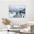 Picture of Winter Dock _GroupedProduct_Rectangle_Landscape_Photography _GroupedProduct_Rectangle_Landscape_Canvas_Framed_