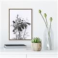 Picture of Black Daisy I _GroupedProduct_Rectangle_Portrait_Canvas_Framed_