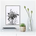 Picture of Black Daisy I _GroupedProduct_Rectangle_Portrait_Canvas_Framed_