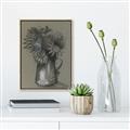 Picture of Charcoal Flower Drawing I _GroupedProduct_Rectangle_Portrait_Canvas_Framed_