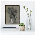 Picture of Charcoal Flower Drawing I _GroupedProduct_Rectangle_Portrait_Canvas_Framed_