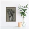 Picture of Charcoal Flower Drawing I _GroupedProduct_Rectangle_Portrait_Canvas_Framed_