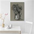 Picture of Charcoal Flower Drawing I _GroupedProduct_Rectangle_Portrait_Canvas_Framed_