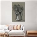 Picture of Charcoal Flower Drawing I _GroupedProduct_Rectangle_Portrait_Canvas_Framed_