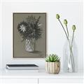 Picture of Charcoal Flower Drawing II _GroupedProduct_Rectangle_Portrait_Canvas_Framed_
