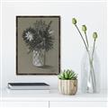 Picture of Charcoal Flower Drawing II _GroupedProduct_Rectangle_Portrait_Canvas_Framed_