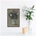 Picture of Charcoal Flower Drawing II _GroupedProduct_Rectangle_Portrait_Canvas_Framed_