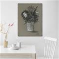 Picture of Charcoal Flower Drawing II _GroupedProduct_Rectangle_Portrait_Canvas_Framed_