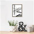 Picture of Black & Silver Lines _GroupedProduct_Rectangle_Portrait_Canvas_Framed_