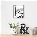 Picture of Black & Silver Lines _GroupedProduct_Rectangle_Portrait_Canvas_Framed_