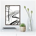 Picture of Black & Silver Lines _GroupedProduct_Rectangle_Portrait_Canvas_Framed_