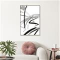 Picture of Black & Silver Lines _GroupedProduct_Rectangle_Portrait_Canvas_Framed_