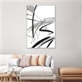 Picture of Black & Silver Lines _GroupedProduct_Rectangle_Portrait_Canvas_Framed_