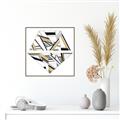 Picture of Diagonal Shape II _GroupedProduct_Square_Canvas_Framed_
