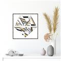 Picture of Diagonal Shape II _GroupedProduct_Square_Canvas_Framed_