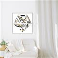 Picture of Diagonal Shape II _GroupedProduct_Square_Canvas_Framed_