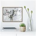 Picture of Green Leafy Flower _GroupedProduct_Rectangle_Landscape_Canvas_Framed_