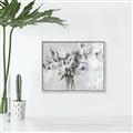 Picture of Green Leafy Flower _GroupedProduct_Rectangle_Landscape_Canvas_Framed_