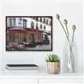 Picture of Cafe House _GroupedProduct_Rectangle_Landscape_Canvas_Framed_