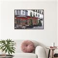 Picture of Cafe House _GroupedProduct_Rectangle_Landscape_Canvas_Framed_