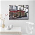 Picture of Cafe House _GroupedProduct_Rectangle_Landscape_Canvas_Framed_